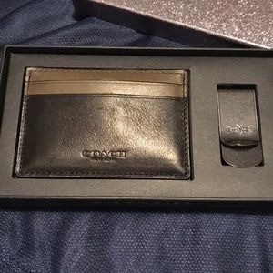 Coach card holder wallet